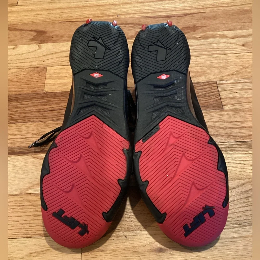 Lift Aviation Air Boss 2.0 Pilot Shoes Men 9.5 Black Red Flight Cockpit Sneaker